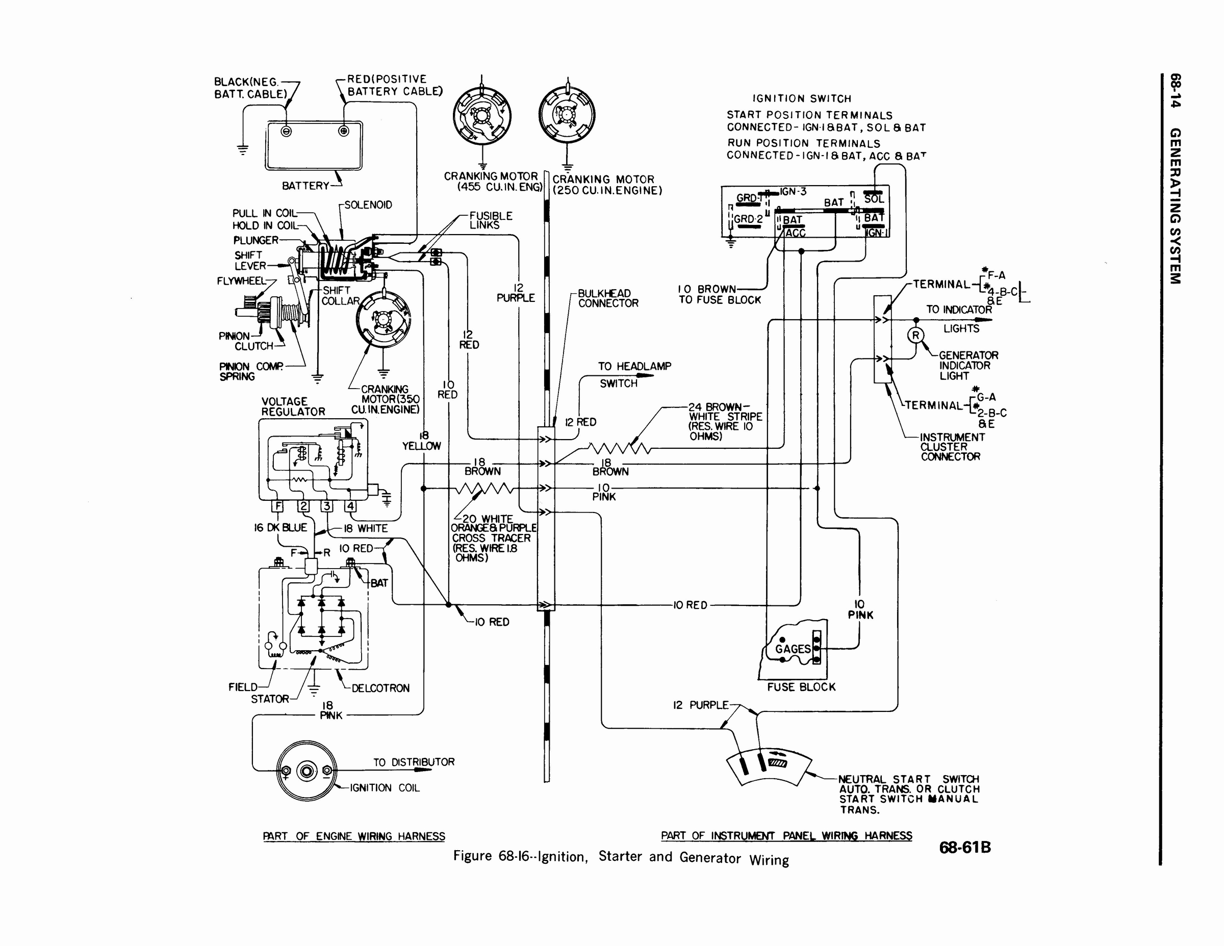 1970 Buick Body Service Manual Engine Electrical Page 14 of 40